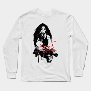 Janet Jackson - rnb Long Sleeve T-Shirt